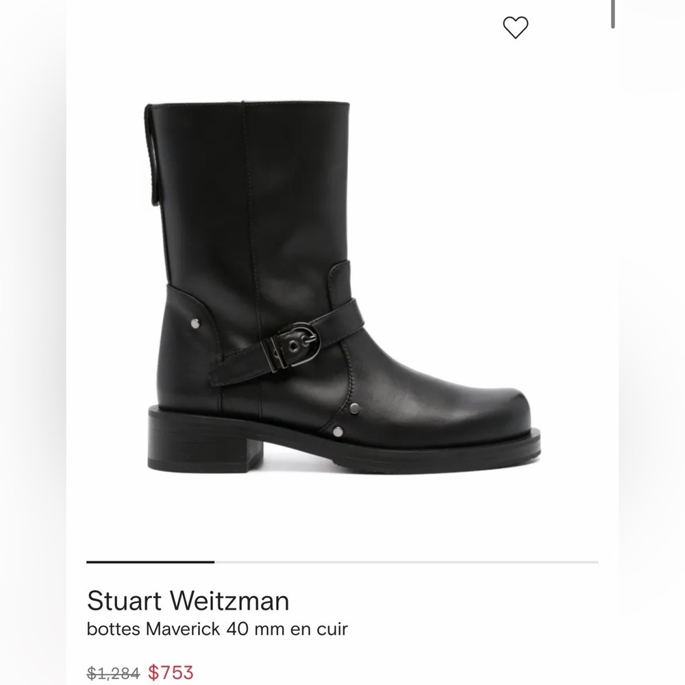 Stuart WEITZMAN
Maverick buckled leather ankle boots